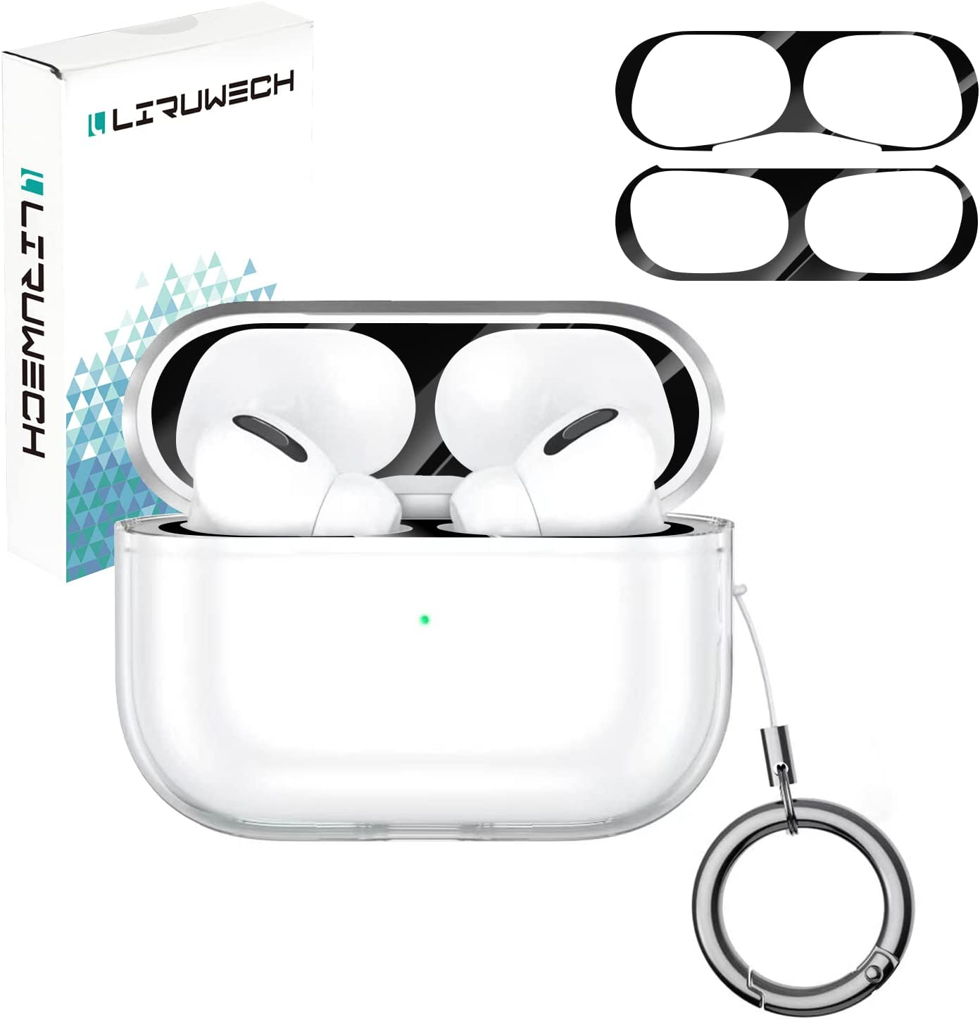 Amazon | LIRUWECH for AirPods Pro 2ケース クリア【AirPods Pro2用